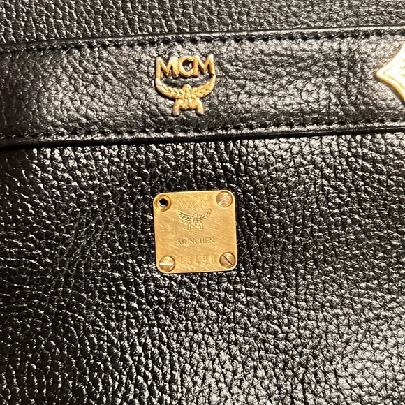 MCM Black Leather Bag - Picture 3 of 13